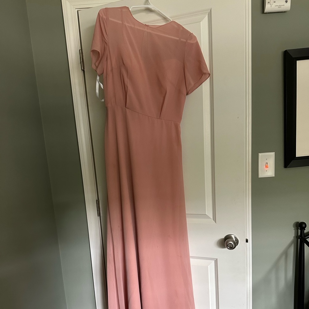 Size 6 floor length dress from Revelry